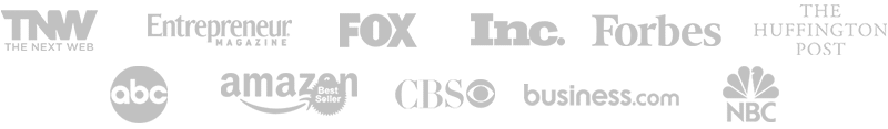 Featured in Forbes, Inc., Entrepreneur, HuffPost, ABC, CBS and more