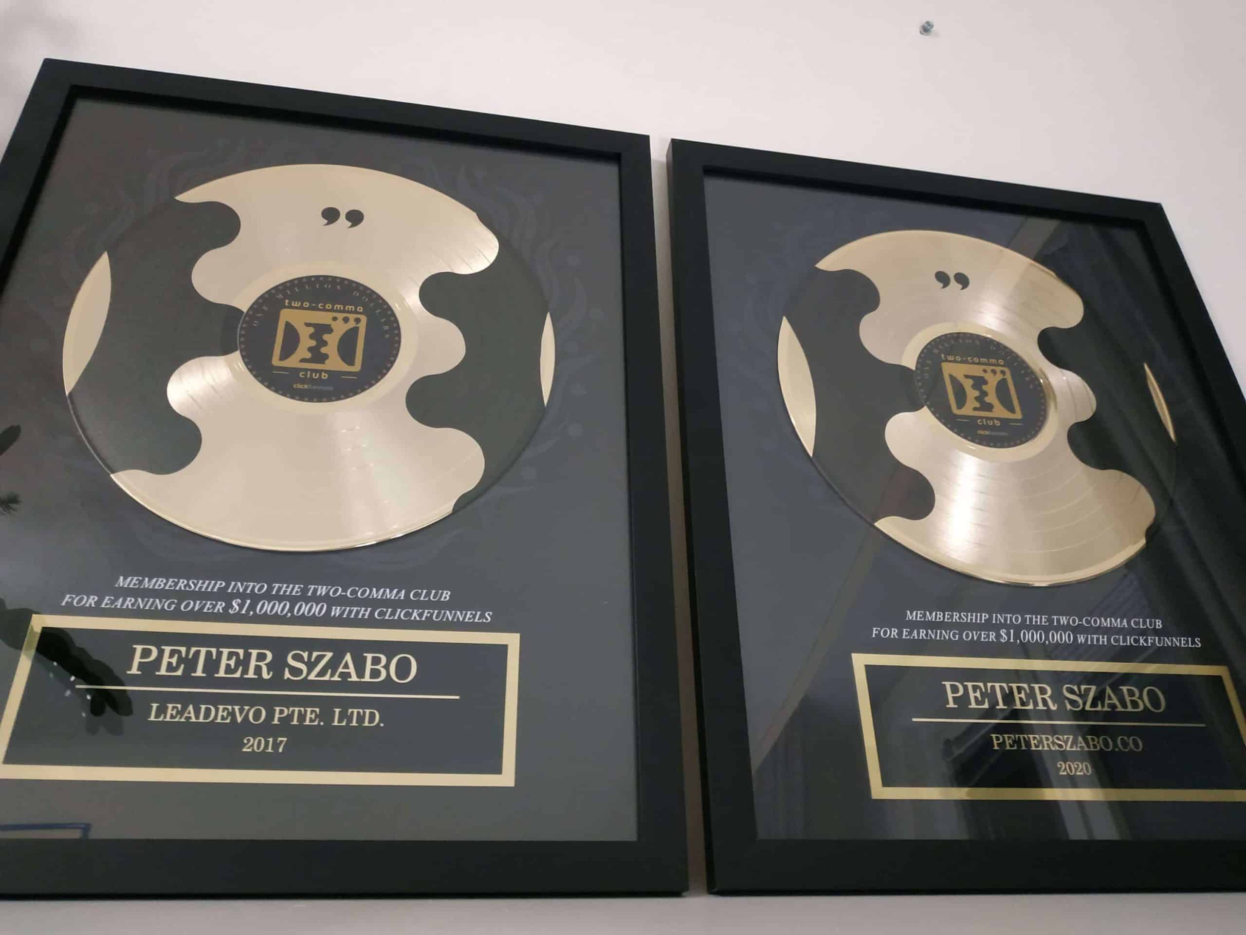 Two Comma Club awards